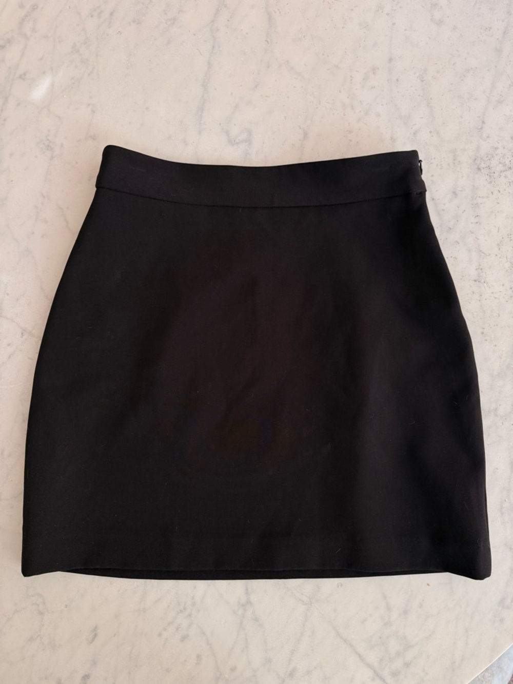 Milly Black Straight Mini Skirt